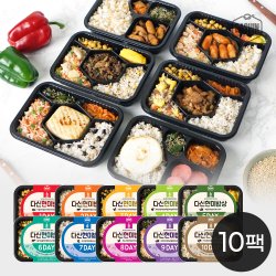 한끼 건강 도시락 식단 6종 12팩