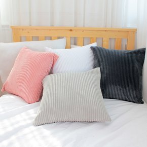러프 소파 쿠션(솜포함) 45x45 소프트터치