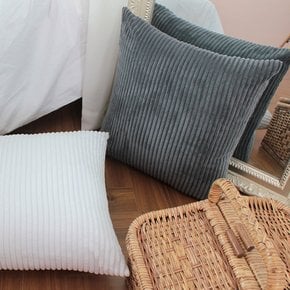러프 소파 쿠션(솜포함) 45x45 소프트터치