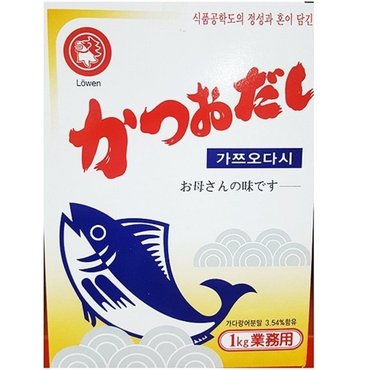  업소용 일식 식자재 요리 재료 가쯔오다시 1kg