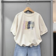 무자크 패턴포인트 스트링 티셔츠 P3TS14