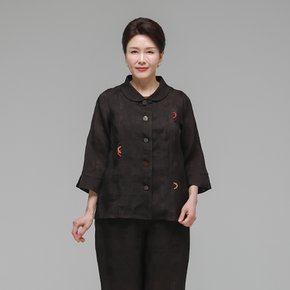 더하랑 사모드리 여름 인견 자켓 브라운