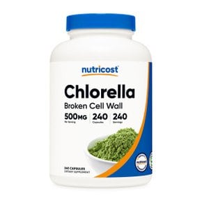 뉴트리코스트 클로렐라 브로큰 셀 월 Broken Cell Wall 500mg 240캡슐 8개월분