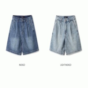 후아유 여성용 핀턱 버뮤다 청반바지 / Pin Tuck Bermuda Shorts_A WHTJE2534F