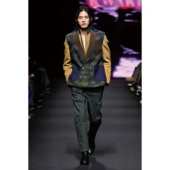 곽현주컬렉션 25FW ZIPPER ARM HALLS CAMO JACKET