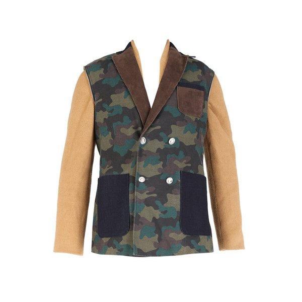 25FW ZIPPER ARM HALLS CAMO JACKET