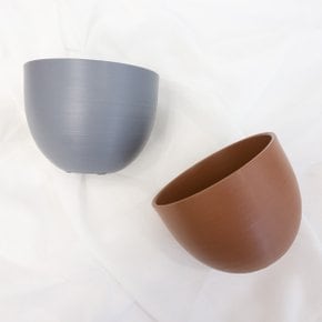 이태리 원형 플리츠 화분 (1호)