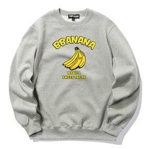 BBANANA  크루넥 맨투맨(그레이)