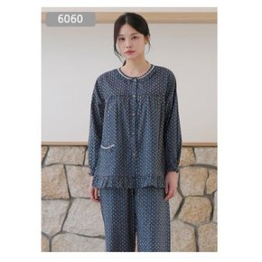 제임스딘 마누아 60수고밀도 여상하 순면 파자마세트 JXWNA817