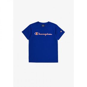 키즈 챔피온 크루넥 모던 농구 바스켓 - 프린트 티셔츠 반팔티 - 블루 8503553