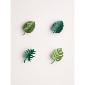 몬스테라 야자잎 마그넷 4p set