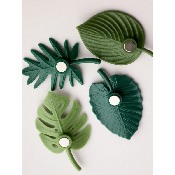몬스테라 야자잎 마그넷 4p set