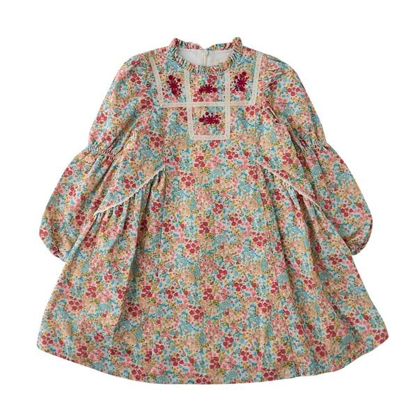 [여주점] 룰라비  -  레이스플라워드레스  74C1240002