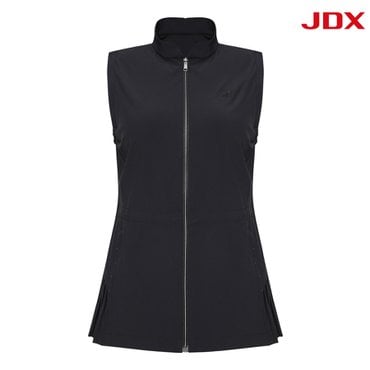 JDX_골프 [JDX] [정가:298,000원] 여성 뒷판 플리츠 베스트 (X1WVT5151BK)