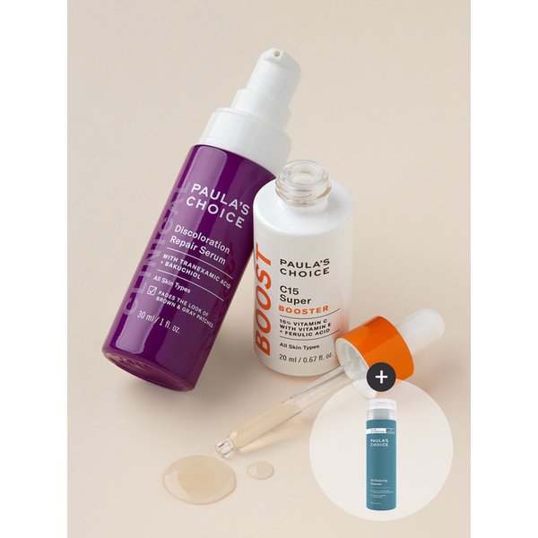 [광채잡티 시너지 듀오] C15 슈퍼 부스터 앰플 20ml + 클리니컬 다크스팟 리페어 세럼 30ml