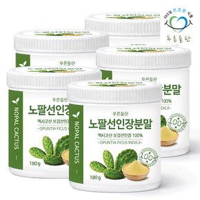멕시코 노팔 선인장 분말 100% 180g 5통 노팔선인장가루 먹는선인장 보검선인장줄기