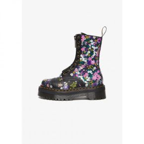 4014393 Dr. Martens EYE JUNGLE SINCLAIR HIGH VITAGE FLORAL - Platform ankle boots black