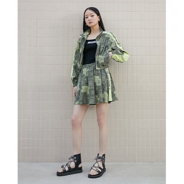 [시흥점] 여성 페이즐리 포인트 그래픽 미니스커트 (ER2WS562)