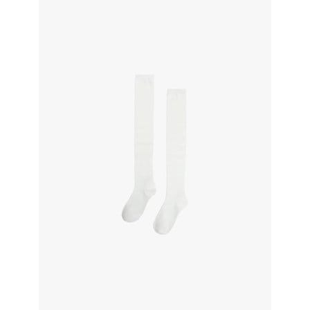 핑크파인애플 OVER KNEE SOCKS_IVORY