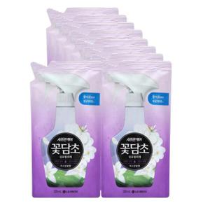 LG생활건강 샤프란 케어 꽃담초 섬유탈취제 자스민꽃향 리필용 320ml [10개]