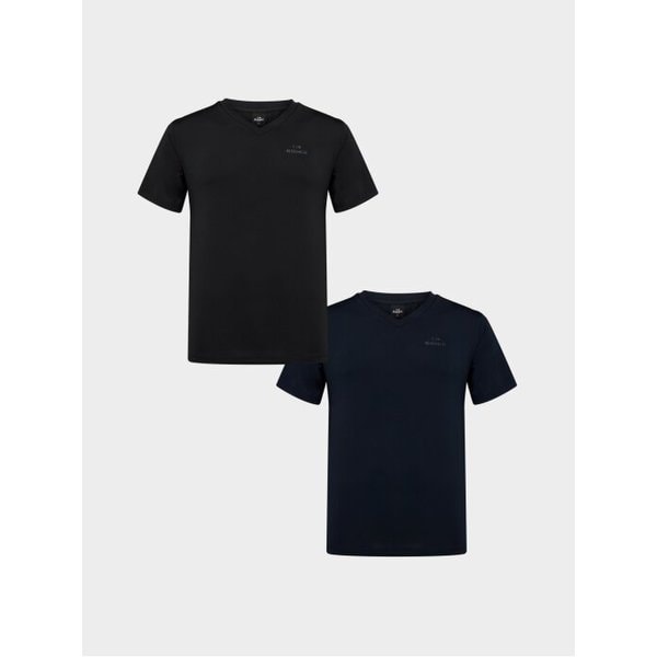 [부산점] POP 2PACK 남성 반팔 브이넥 티셔츠 DMM26293