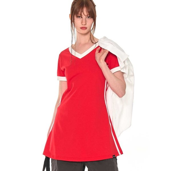 V NECK LINE OPS (RED)