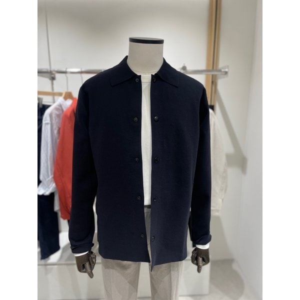 [여주점] 24 S/S 네이비 면 카라 가디건  (PI8001)