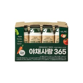 맛있는 비락 유기농 야채사랑 주스 음료 365 190ml X 12EA