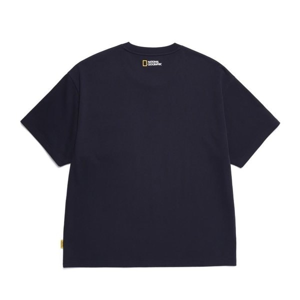 [여주점] N252MTS100 NRN 가슴 포켓 세미오버핏 반팔 티셔츠 NAVY