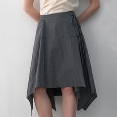 [25S/S](택가:119,000원)포인트 헴라인 플레어 스커트(SK-5011)