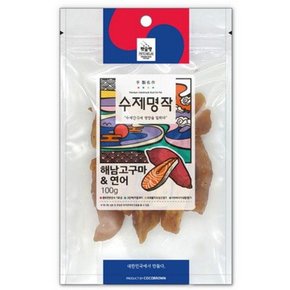 수제명작(s) 100g 해남고구마 연어 x 2팩.더 케이 펫