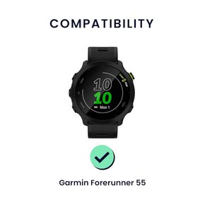 kwmobile 2x 교환 벨트 Garmin Forerunner 55 대응 밴드