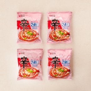 농심 신라면 로제 134g*4입