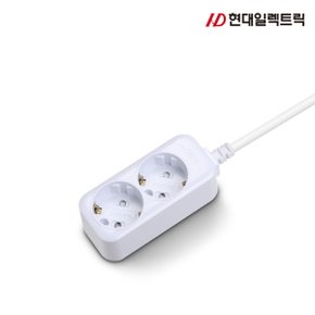 e_ 현대일렉트릭 HM10-23 접지 2구 10A 멀티탭 (3m)