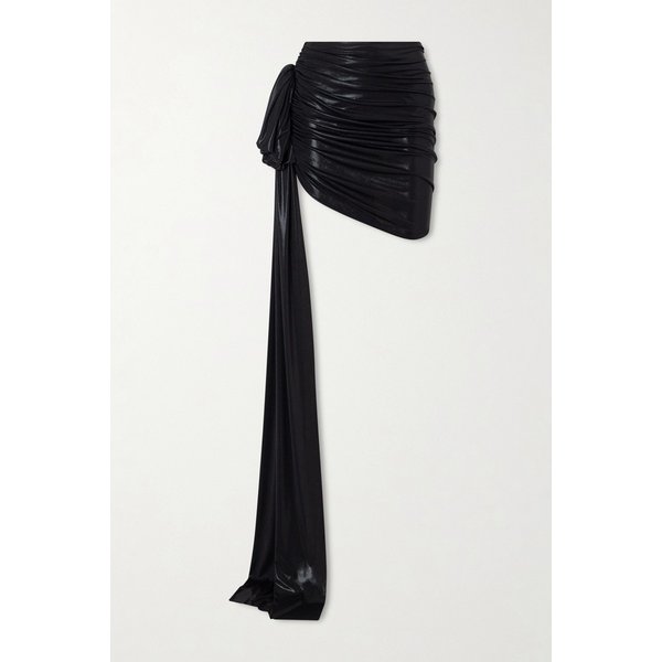 노마카말리 다이애나 피클볼 보우 디테일 스트레치 라메 미니 스커트 46376663163017884