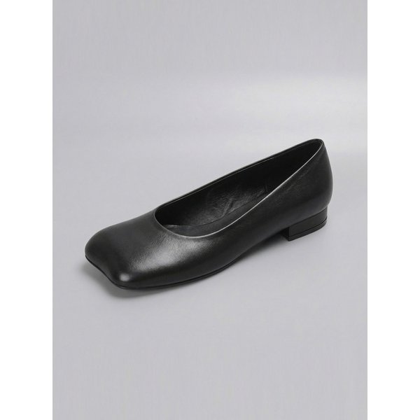 커브드 스퀘어 플랫 슈즈 LC700_2cm