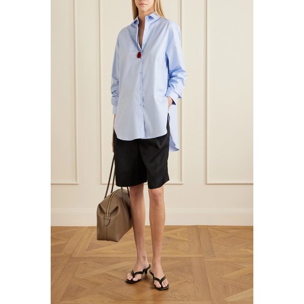 더프랭키샵 페리 코튼 포플린 셔츠 라이트 블루 46376663163043480