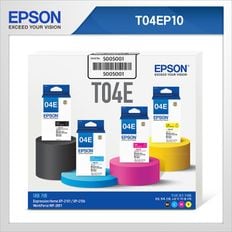 [EPSON] 정품잉크 T04EP10 4색Set (검정+청록+빨강+노랑) /XP-2106 XP-2101 XP-2102 WF-2851..