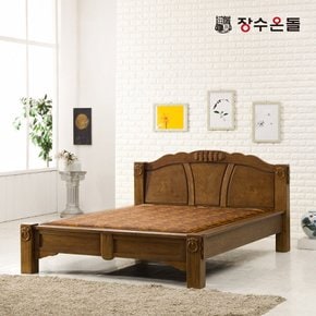 장수온돌 수정 황토볼확장형 황토온열 건강침대 퀸침대