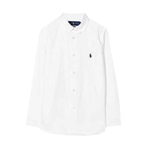 23FW 키즈 포니자수 옥스포드 셔츠 화이트 819238 001