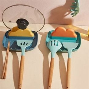 주방 조리 도구 거치대 냄비 뚜껑 받침대 다용도 실리콘 위생 정리