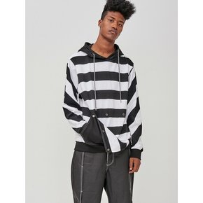 PRISONER STRIPED HOODY