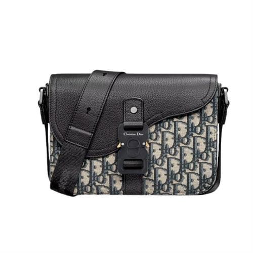 디올 Saddle 스몰 플랩 스트랩백 1ADPO049YKSH27E