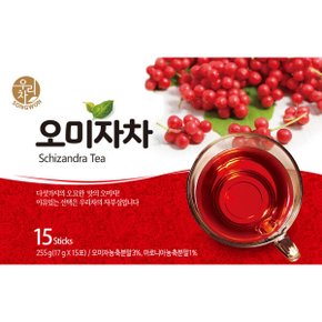 오미자차 15스틱 송원