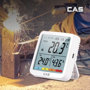 카스 CAS 스마트 체감온도계 온습도계 T802 데이터로거 자동저장 산업현장 의무설치