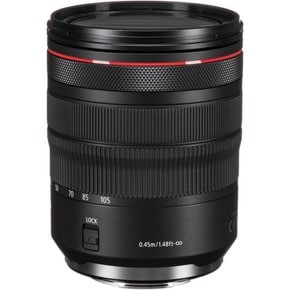 Canon 중망원 줌 렌즈 RF24-105mm F4L IS USM EOSR 대응 전장 107.3mm 블랙 RF24-10540LIS