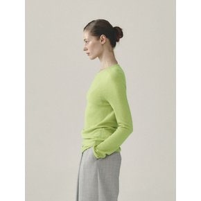 Wholegarment Long Sleeve Knit Light Green