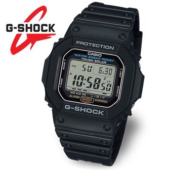 지샥 [지샥정품] G-SHOCK 터프솔라 G-5600UE-1DR 태양전지 방수 전자 군인시계