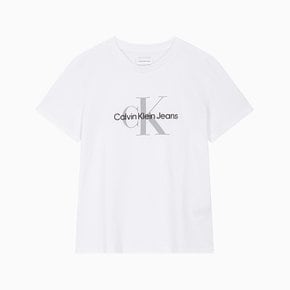 여성 히어로 모노로고 크루넥 반팔 티셔츠(40WL259)