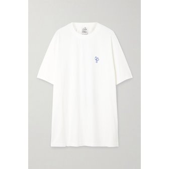  돈데 에스테반 바일라 라 비다 프린트 코튼 저지 티셔츠 46376663162977398